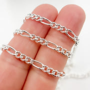 Shop Sterling Silver Figaro Chain